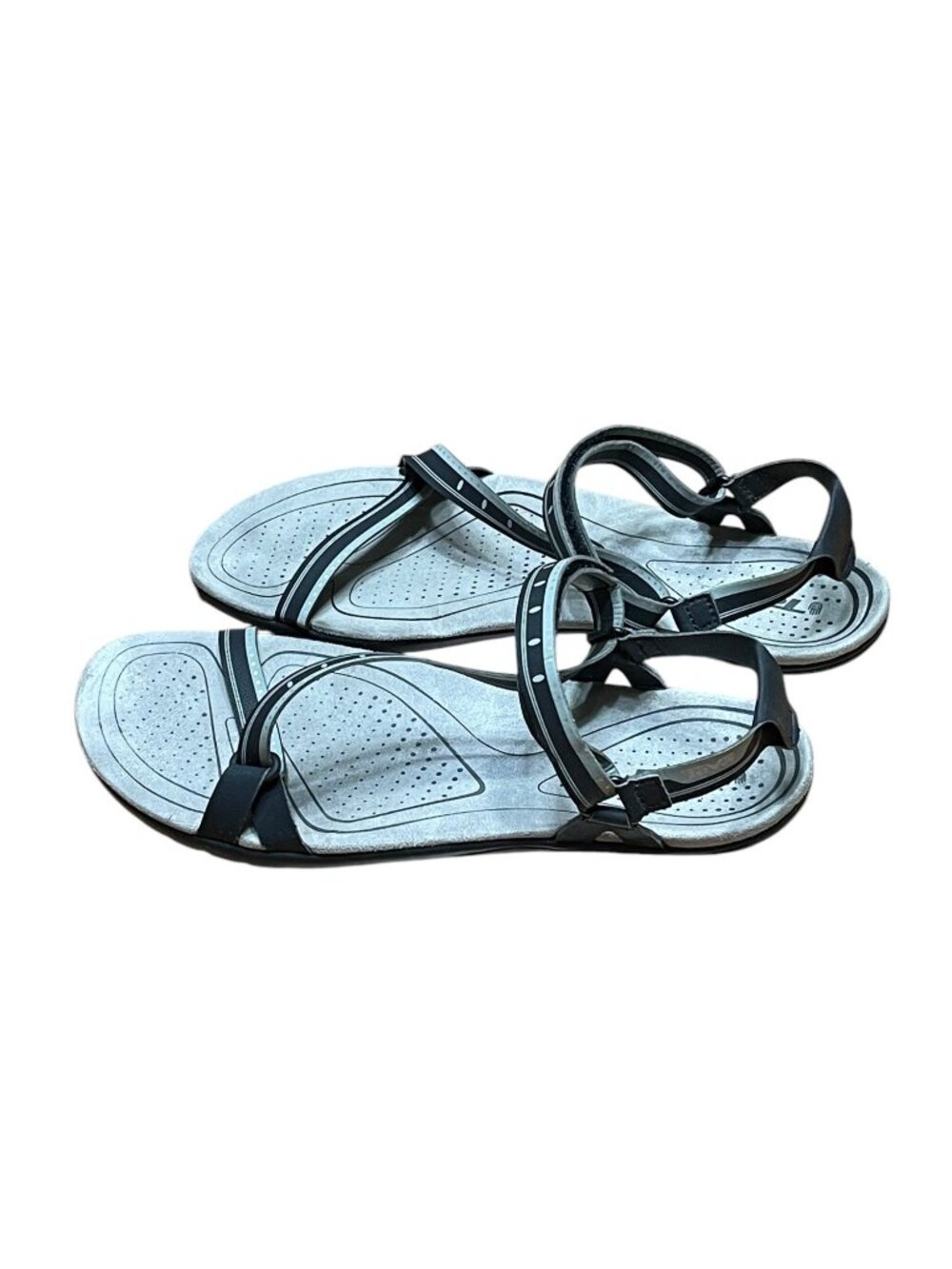 Teva Womens Size‎ 10 Black Strappy Sandals Lightweight Adjustable Straps